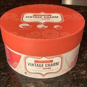 Vintage Charm Pyrex Inspired 3 Bowl Set w/lids